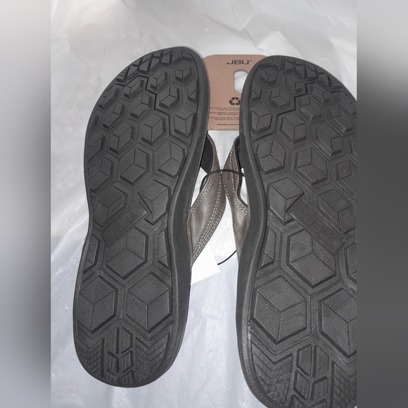 New Men's JBU Milo Comfort Slip On Thong Sandal In Brown NWT Size 11M - Picture 8 of 15